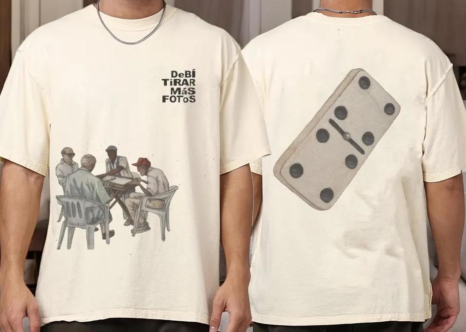 DTFM Cream Juego de Domino T-shirt, Debi Tirar Mas Fotos HT-Shirt XXXXL