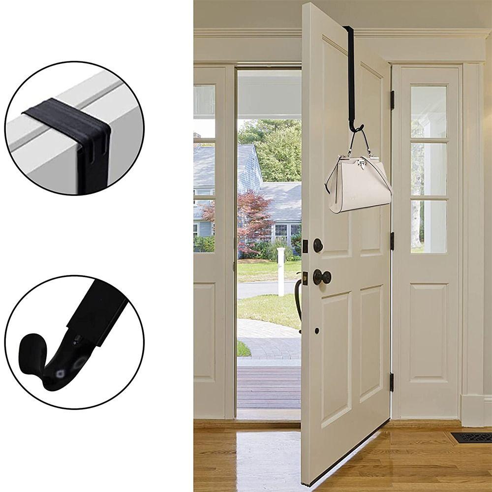 Metal Wreath Hook Retractable Wreath Door Hanger Multifunctional Adjustable Garland Hanger Bag