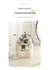 Transparent Rotating Makeup Organizer with Dustproof Compartments for Brushes, Lipsticks, and Eyebrow Pencils