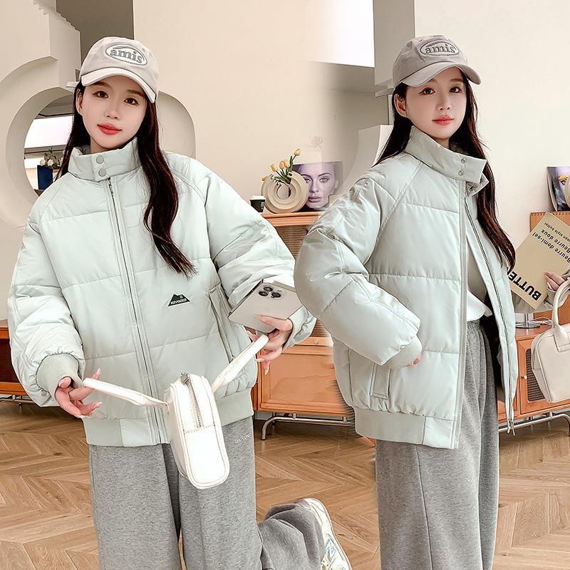 Stand-up collar cotton-padded clothes women's trendy clothes short loose warm jacket bread clothes jacket