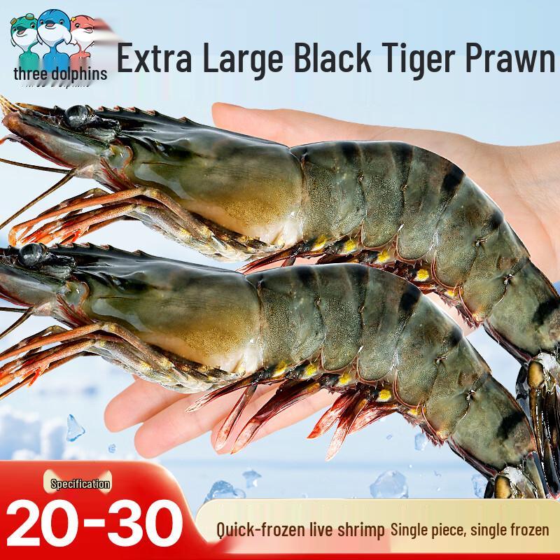 Three Dolphins Fresh Frozen Shrimp & Prawns