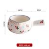ZMR Ceramic Mini Milk Pot with Strawberry Design