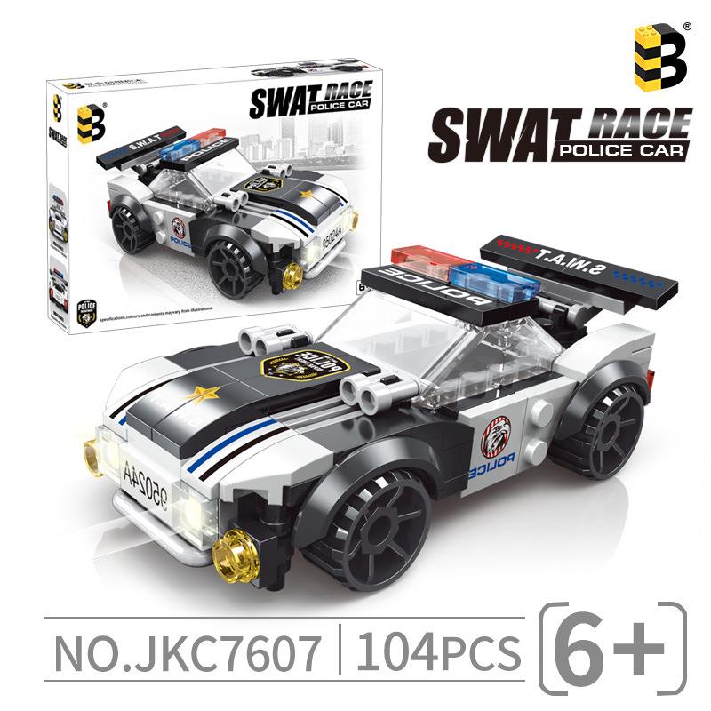 

Детский развивающий конструктор «Гоночная машина» - Мелкие детали для творческой сборки