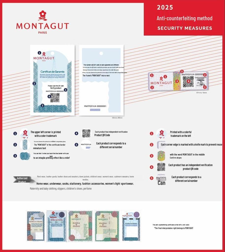 Montagut Men's Red Cotton Antibacterial Boxer Briefs