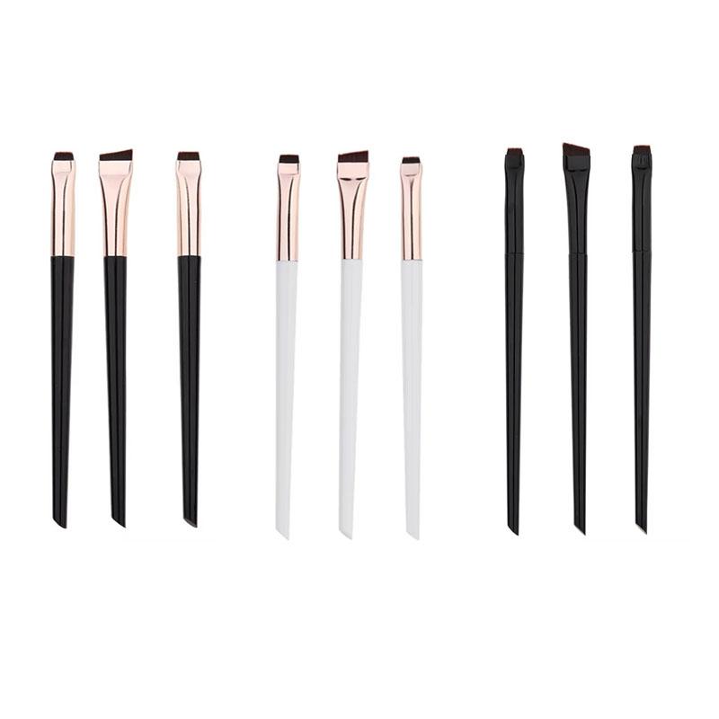 3Pcs/set Blade Eyeliner Brushes Eyebrow Brush Portable Flat Fine Eye Liner Brow Contour Makeup Brush Make Up Tool Wholesale 2026