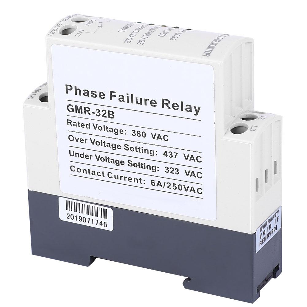 GMR 32B Overvoltage Undervoltage Phase Sequence Failure Protector Three Phase Relay 380VAC