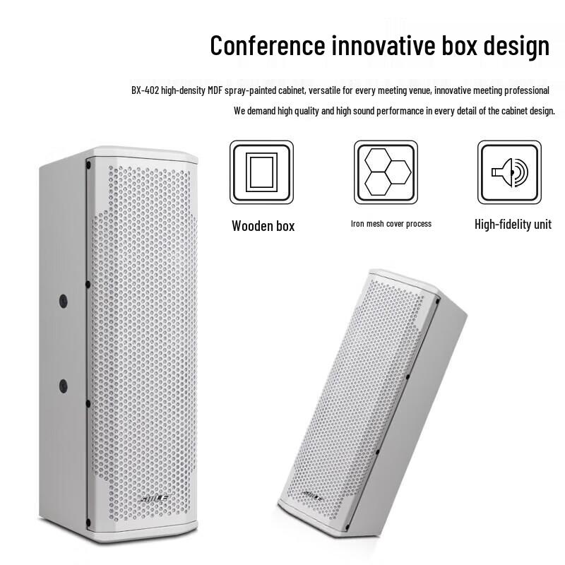 SHILE Conference Room Sound System with Amplifier & Wireless Mics CN plug (adapter included)