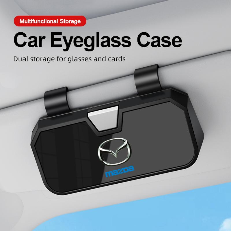 Car Multifunctional Storage Box Car Sunglasses Sunglasses Clipfor Mazda 3 bk bl 323 Axela Atenza CX-3 CX-4 CX5 Car Accessories vf2
