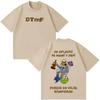 Rapper Bad Bunny Tshirt Debi Tirar Mas Fotos DTMF World Tour T Shirts Unisexs Women Fashion Vintage Hip Hop Oversized Tshirts
