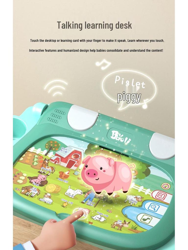 Children's Touch Learning Table: Multifunctional Education, Art, Music, and Storage Toy