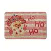 Imitation Linen Christmas Floor Mats - Bathroom & Door Holiday Decor Mats