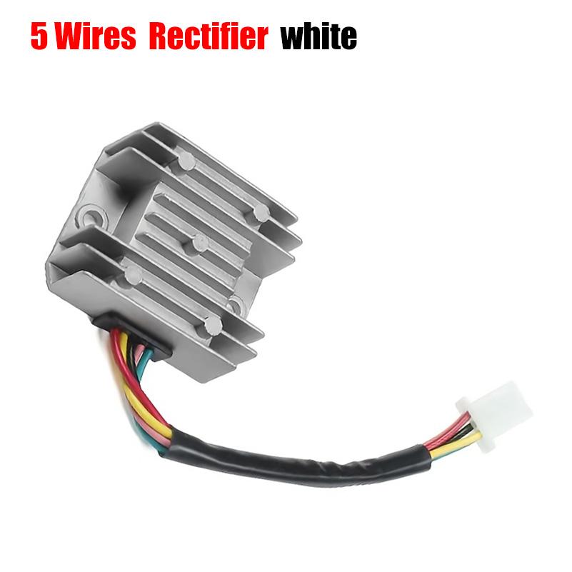 1/1 Pins Wired Motorcycle Rectifier Voltage Regulator 1/1 Pin FXD ZJ 11V GY6 Scooter ATV 11cc 111cc 111cc NEW