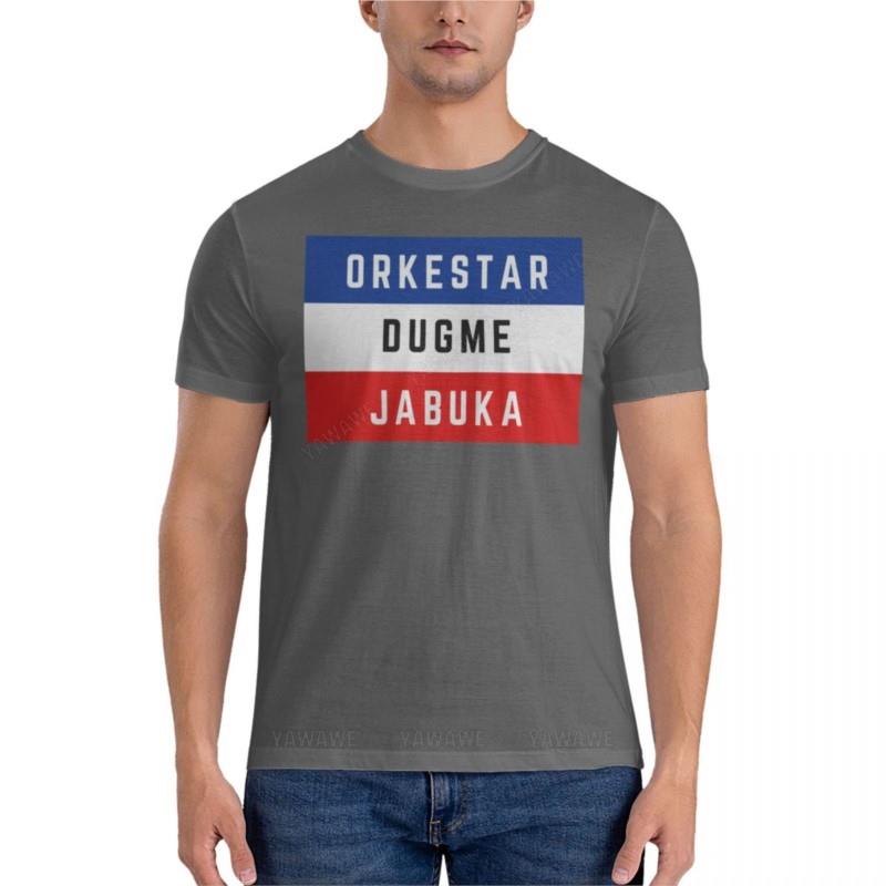 Flaga Jugosławii Bijelo Dugme Plavi Orkestar Crvena Jabuka Balkan Klasyk Koszulka bluza ubrania hipisowskie ubrania letnie