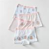 Ice Silk Mid-Waist Boxer Briefs for 6-Year-Old Girls - No Wedgies, Summer Thin