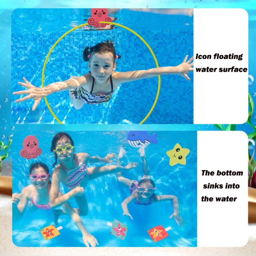 No Deformation Diving Circle Toys Reusable Diving Ring Swim Ring Water Play Toys  Water Sport Toys