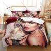 Colombian Reggaeton Icon Karol G Mañana Será Bonito Pink Angel Bichota Album Collage Bedding Set 1 Duvet Cover + 2 Pillowcases