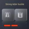 5/0 pairs of traceless snap fasteners unperforated plug hooks firmly fixed on the router fixed wall hooks storage buckles