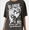 Camiseta Blondie, Camiseta de Algodão Preta de Manga Curta Blondie Unissex S-5XL quente Camiseta Unissex