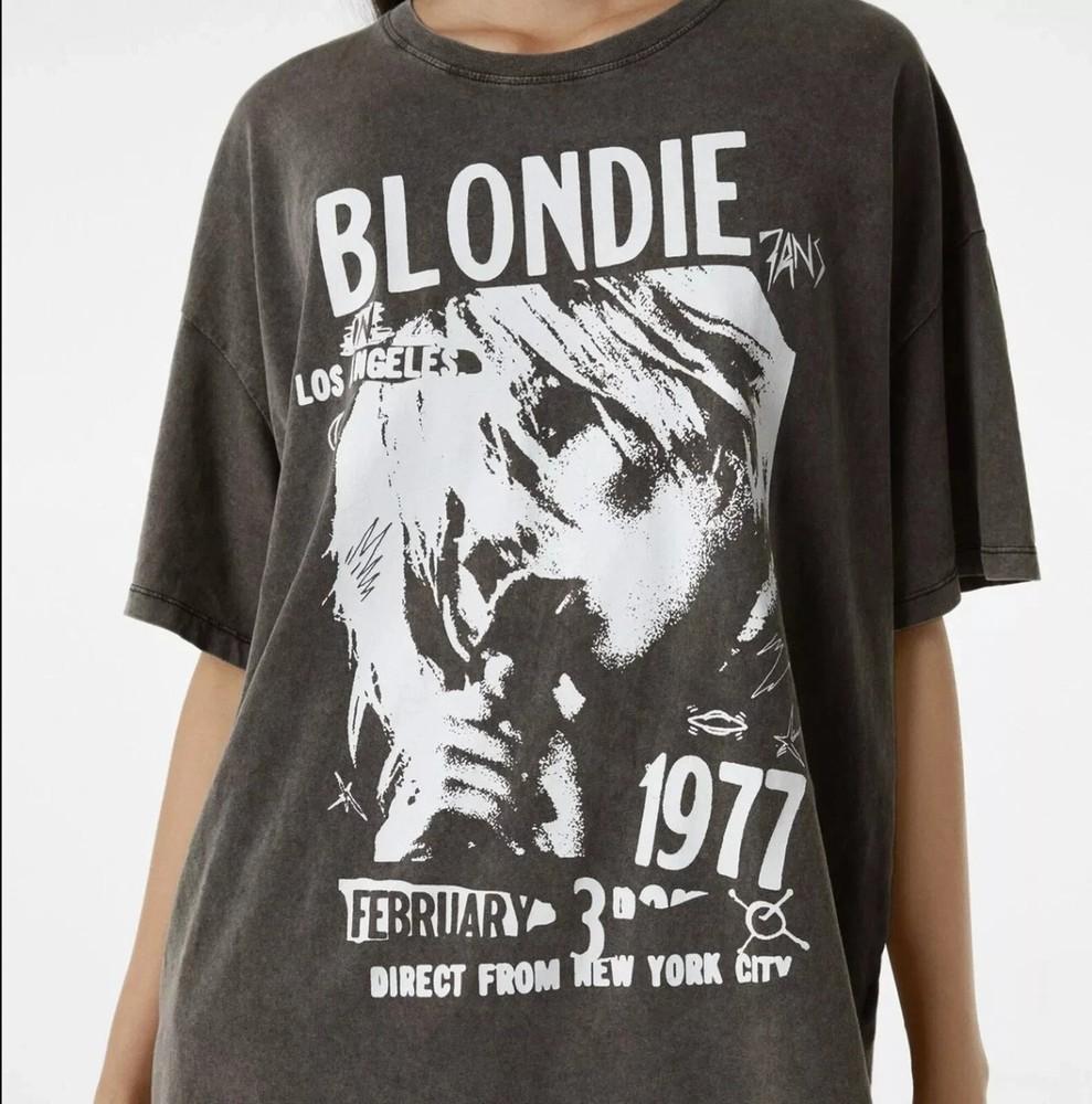 Blondie Shirt, Blondie Black Short Sleeve Cotton T-shirt Unisex S-5XL hot Unisex T-Shirt S
