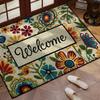 Bright Flower Carpet Garden Doormat Welcome Mat Rug For Bedroom Living Room Carpet Outdoor Carpet Home Decor