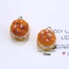 12pcs Resin Simulation Food Play Cream Bread Cake Pendant Diy Handmade Bracelet  DIY Jewelry Pendants Decoration Accessories