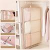 1Pc Special Hanging Compression Storage Bag For Down Jackets, Wall-Mounted Mesh Bag With Metal Hook For Home Wardrobe, Hanging Bag For Large Garments