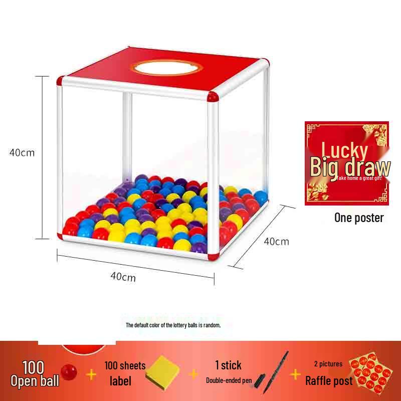 Transparent Acrylic Lottery Raffle Box