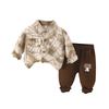Casual Set met Lange Mouwen voor Kinderen, Comfortabele Dagelijkse Kleding