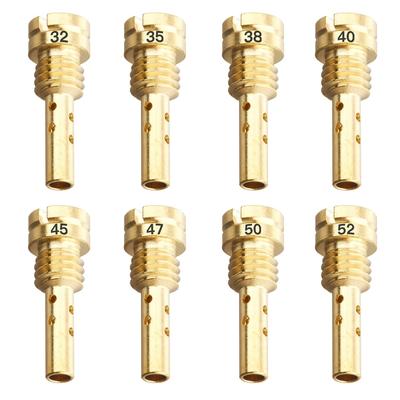 Leerlaufdüse Jetsetmoto FCR28 Vergaser #40#45#47#50#52#55#57#60 (15X5.4) Leerlaufdüsen-Set Zephyr/ZRX/ZZR/ZXR Motorradausrüstung für