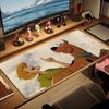 Scooby‑Doo Print  Cushion Non-slip Laptop Tablet Big Mousepad XXL Mat Mini PC Playmat With Lock edge