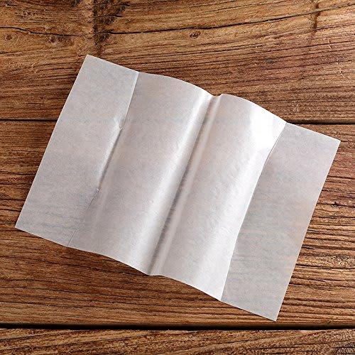 Tiger Crown White Paper Sheets, 282 X 190mm, for 0.5 Loaf Pound Cake Pans, Glassine Paper, 570, 30 Sheets