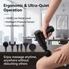 Portable electric fascia massage gun equipped with muscle massager LED Touchscreen included6A massage head mini handheld ultra-quiet brushless motor