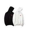 22SS Autumn and Winter New Trendy Brand Play Kawakubo Rei Clothes Velvet Hooded Fashion Casual Loose Guard Male and Female Couples