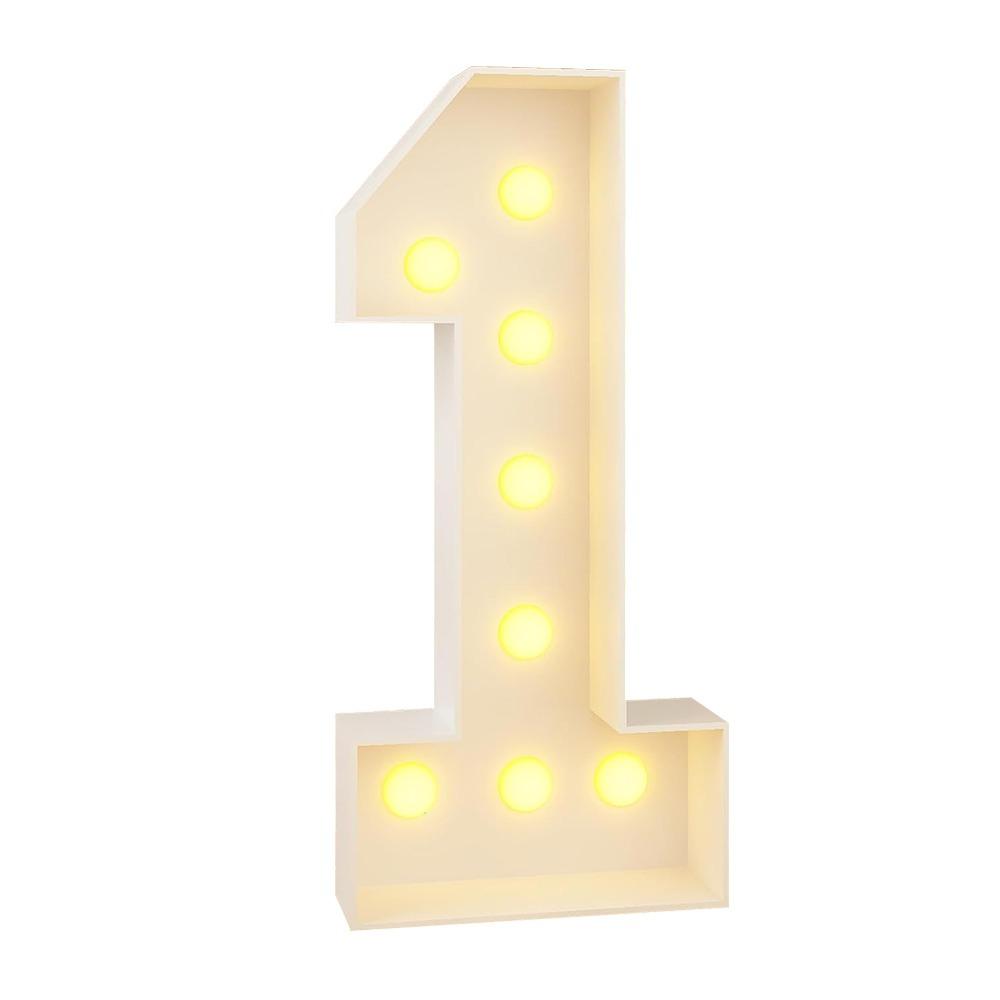 91cm LED Light Balloon Light Up Balloons Birthday Balloon Frame  Birthday Decoration