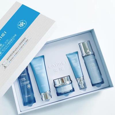 Caimi 4D Hyaluronic Acid Set: Cleanser, Toner, Lotion, Cream & BB for Intensive Hydration and Dryness Relief.