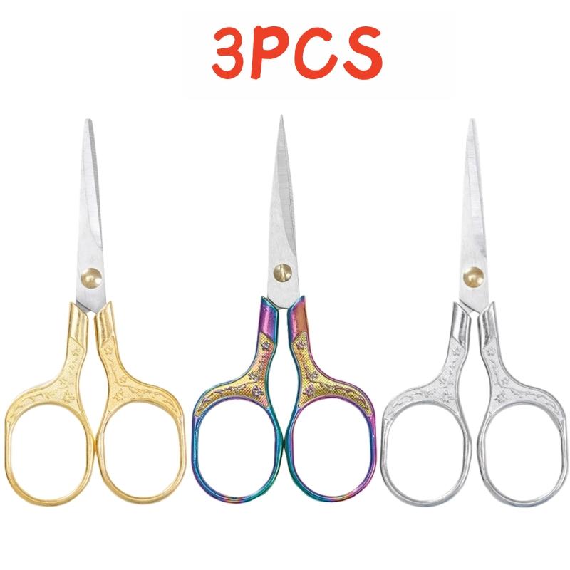 1Pc Sewing Scissors Stainless Steel Retro Embroidery Tailor Scissors Dressmaker Shears Fabric Cutter Diy Sewing Accessories