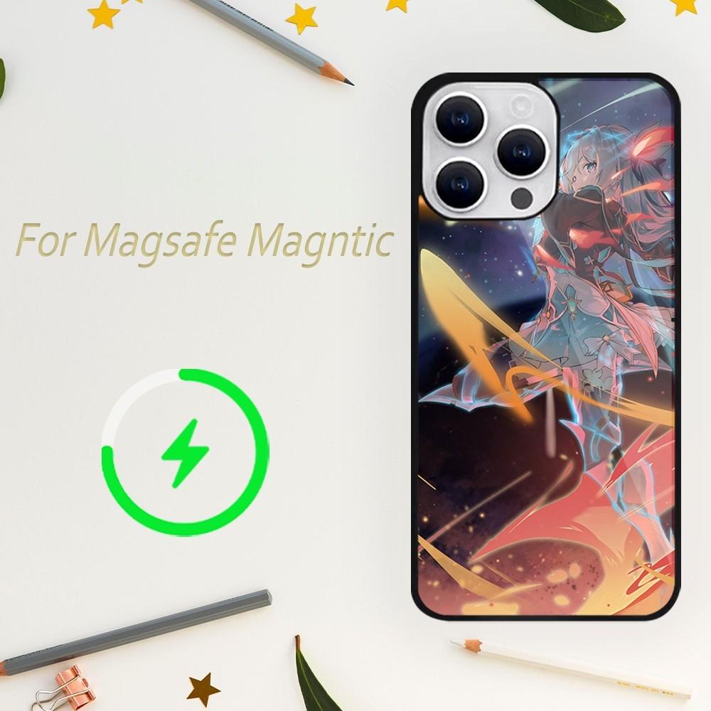 Honkai Star Rail Firefly Game Phone Case For iPhone 15 14 13 12 11 Plus Pro Max Magsafe Magnetic Wireless Charging