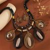 Crystal Multi-layer Jewelry Set African Women Jewelry Set Necklace Earrings Set  Banquet Party