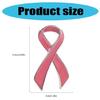 10 Pcs Pink Ribbon Charity Brooches Hope Pins Jewellery Pins Pink Ribbon Pins For Diseases Prevention Initiatives