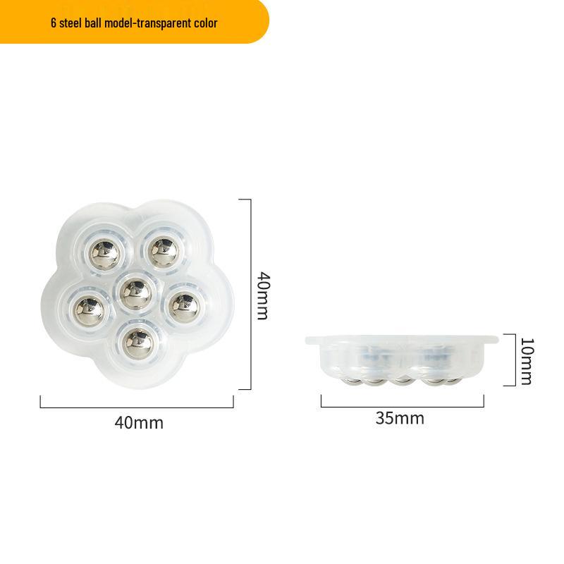 Universal Silent 360° Swivel Casters - Wear-Resistant Load-Bearing Wheel Set for Furniture