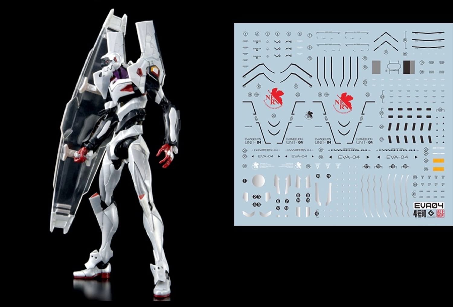 

EVA detail up water transfer decal for RG Evangelion Unit 4 Fluorescent!! [item]