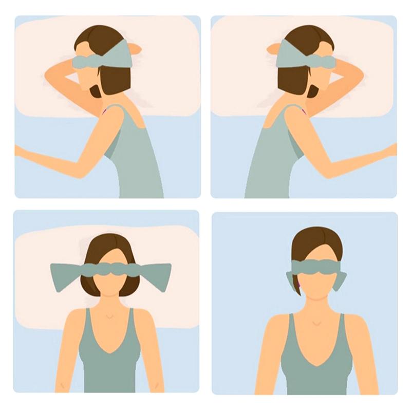 Deka Zátěžová spací maska ​​Gravitační oční polštář Gravitační jemný tlaková spací maska ​​Blokování světla Spaní na cestách Relaxace