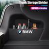 OANW5 2Pcs Suede Car Trunk Side Divider Storage Board Accessories For BMW 3 4 5 Series X3 X4 G20 F30 G30 F10 G01 G32 G22 M Performance