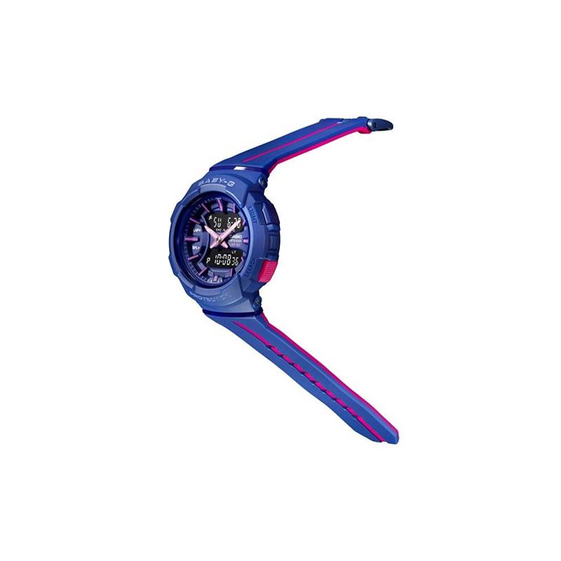 Casio CASIOBABY-G Series, Fashionable and Eye-catching Two-color Movement, Quartz Movement, Resin Strap, Japanese and Korean Watch, BGA-240L-2A1