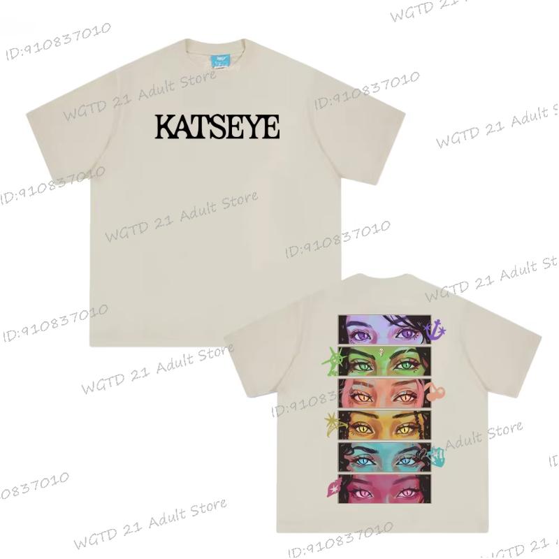 Korean Girl Group Katseye Tees Women Men Fashion Hip Hop Music Band Streetwear Round Neck Pop Katseye Tshirts