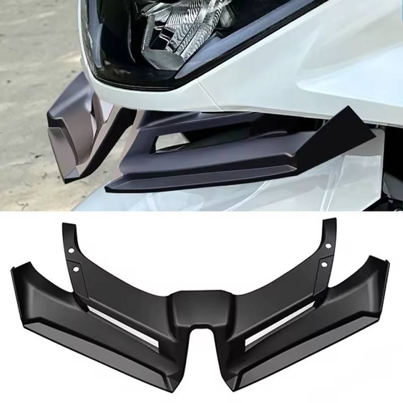 For Honda PCX160 -2025 Motorcycle Front Fairing Aerodynamic Wing Cover Windshield Extension Lower Chin Fairing Accessory