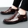 Hohle Herrenschuhe Sommer Herrenschuh Weiche Sohle Strandschuhe Leder Herren Business Lederschuhe Atmungsaktiv Tenis De Hombre
