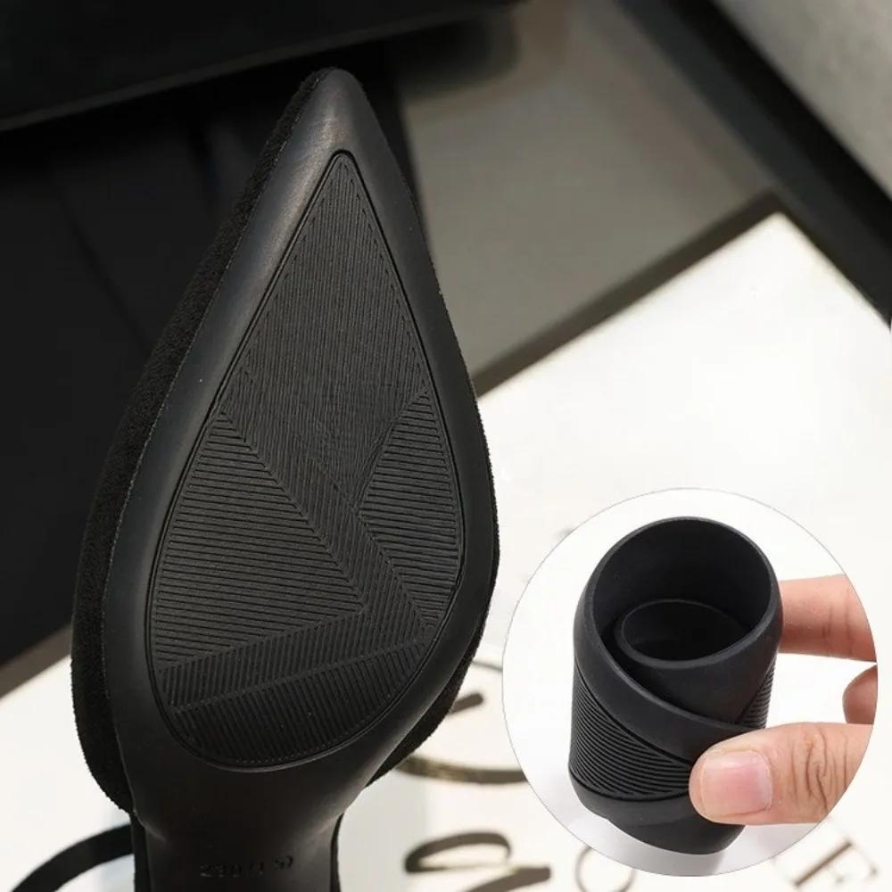 Tacones Altos para Mujer Cómodos de Gama Alta Nuevos Negros Puntiagudos de Tacón Fino Moda para Mujer Sandalias con Correa y Hebilla de Lazo Zapatos Individuales