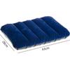 1 Pc Flocking Inflatable Pillow Nap Portable Air Cushion Pillows Folding Square Inflatable Pillows Business Office Travel Pillow
