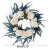 Spring Season Blue Rose Wreath Wedding Birthday Party Decoration Top Sale